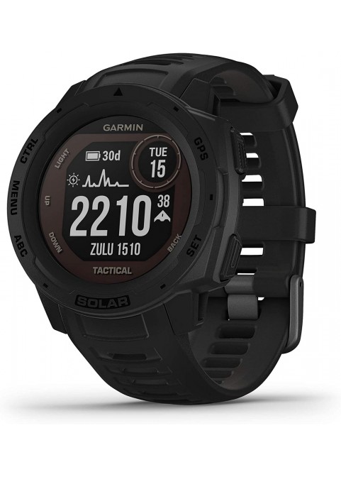 Garmin 010-02064-00 Instinct, Rugged Outdoor Watch with GPS, Features Glonass and Galileo, Heart Rate Monitoring and 3-Axis Compass, Graphite