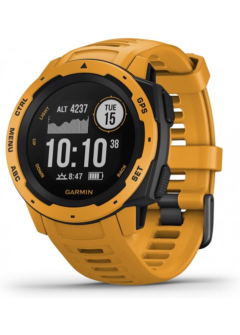 Garmin 010-02064-00 Instinct, Rugged Outdoor Watch with GPS, Features Glonass and Galileo, Heart Rate Monitoring and 3-Axis Compass, Graphite